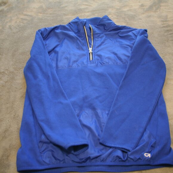 Gap Youth Quarter Zip Sweatshirt Jacket, Size YXL, Blue - Picture 2 of 2